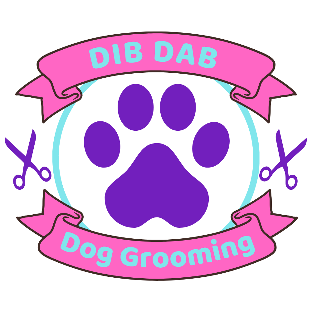 Dib Dab Dog Grooming Logo